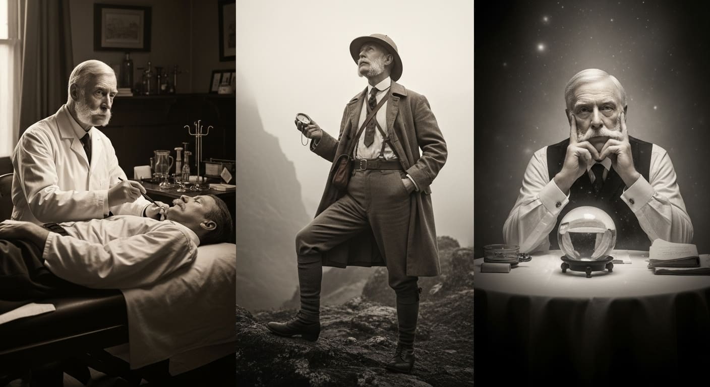 A vida de Arthur Conan Doyle além de Sherlock